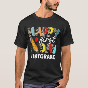 T-shirt Premier Jour De 1Ème Année, L'Équipe Léopard Revie