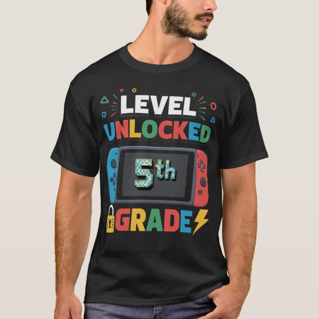 T-shirt Premier Jour De 5E Année Jeu Déverrouillé De Nivea (Devant)