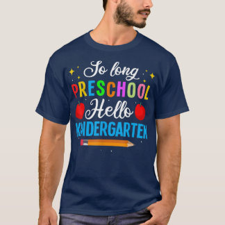 T-shirt Premier Jour De La maternelle Nouvel An De L'École