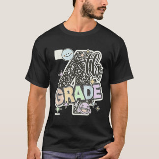 T-shirt Premier Jour De La Quatrième Classe Composition Ca