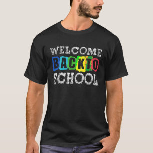 T-shirt Premier jour de l'école Bienvenue Retour à l'école