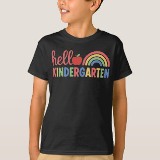 T-shirt Premier Jour De Maternelle Arc-en-ciel Garçon Fill