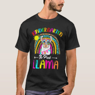 T-shirt Premier jour de maternelle Pas de prob llama Retou
