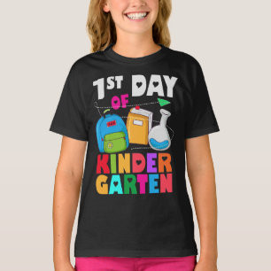 T-shirt Premier jour de maternelle Retour à l'école mignon