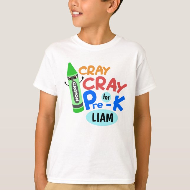 T-shirt Premier jour de pré-K (Devant)