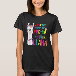 T-shirt Premier Jour De Prof De Pre Maternelle Pas De Prob