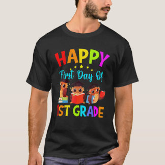 T-shirt Premier Jour De Professeur De 1re Année Mignons Hi