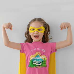 T-shirt Premier Jour D'École Professeur De 4e Année Remerc