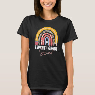T-shirt Premier Jour D'École Septième Année Équipe Enseign