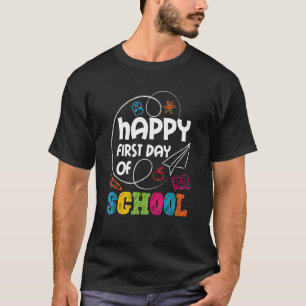 T-shirt Premier Jour Enseignant Étudiant Maternelle L