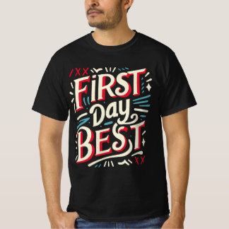 T-shirt Premier jour meilleur retour à l'école style class