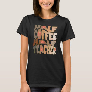 T-shirt Premier Jour Retour À L'École Demi Café Demi Ensei