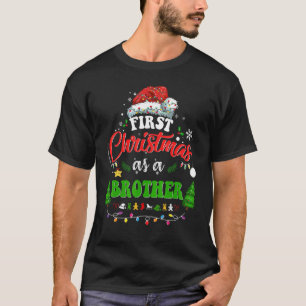 T-shirt Premier Noël Comme Frère Funny Holiday Père Noël H