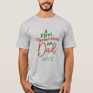 T-shirt Premier Noël Comme Papa Nouveau Père