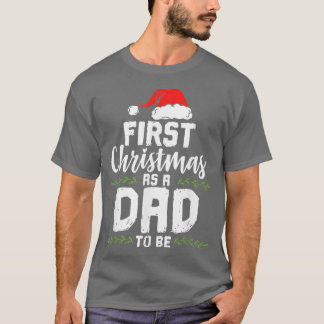 T-shirt Premier Noël Comme Papa Père Père Père Noël Joyeux