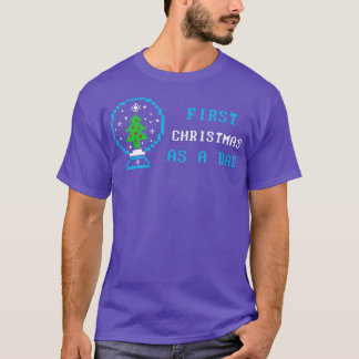 T-shirt Premier Noël comme père Famille Noël Tee Fun