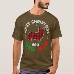 T-shirt Premier Noël Comme Une Maman Corgi-948