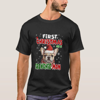 T-shirt Premier Noël En Français Maman Père Noël Parent