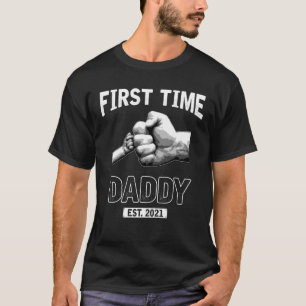 T-shirt Premier Père Nouveau Papa 2021 Fête des pères papa