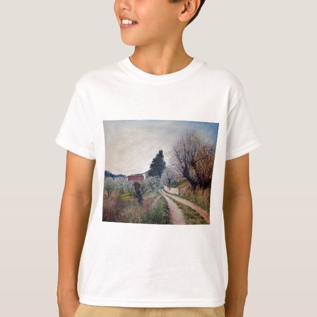 T-SHIRT PREMIER PRINTEMPS EN TOSCANE (Devant)