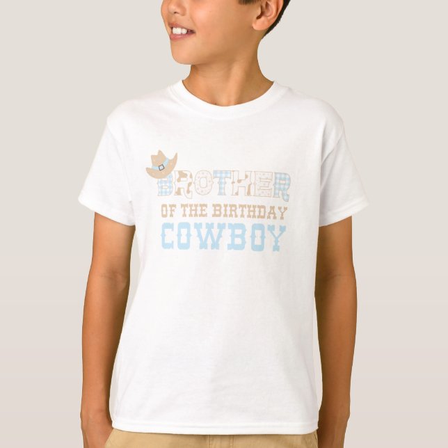T-shirt Premier Rodéo Anniversaire Frère (Devant)