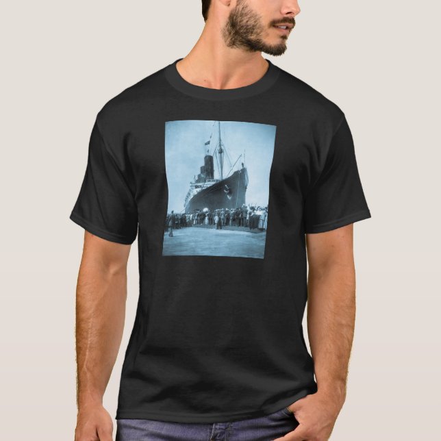 T-shirt Premier voyage du Lusitania de RMS, 13 Septemeber (Devant)