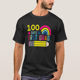 T-shirt Première Année Bonne 100 Jours D'École Retour À L'