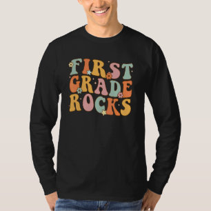 T-shirt Première année Rocks retour à l'école Groovy Homme