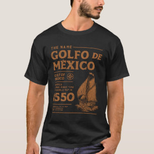 T-shirt Première carte du golfe du Mexique depuis 1550