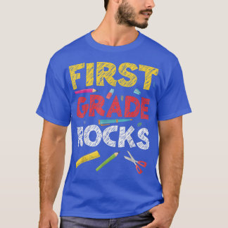 T-shirt Première Classe Rocks 1Ème Classe Retour À L'École