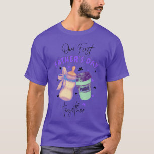 T-shirt Première Fête des pères ensemble Matching tenue/Pu