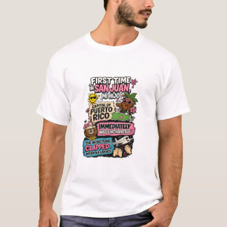 T-shirt Première fois à San Juan Mi Hijo Drôle Porto Rico 