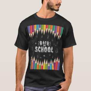 T-shirt Première Journée De Chemise D'École, Bienvenue À L