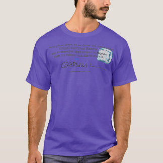 T-shirt Première ligne de l'année de solitude