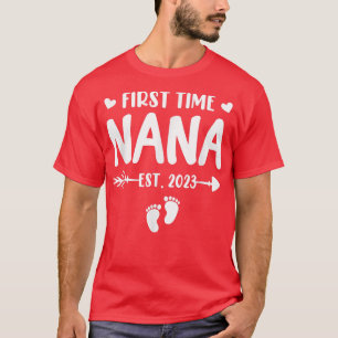 T-shirt Première Nana Est 2023 Bientôt Être Nana Genre Re