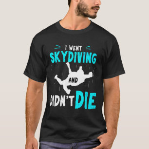 T-shirt Première plongée en parachute drôle, plongée en pa