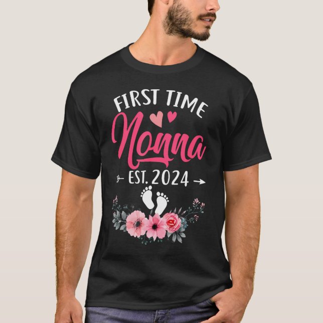 T-shirt Première Promo De Nonna À La Mère Nonna Est 2024 (Devant)
