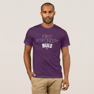 T-shirt Première règle de répondeurs - blanc