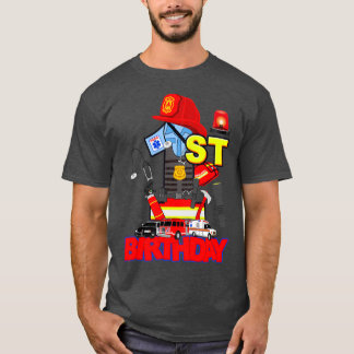 T-shirt Première réponse Anniversaire Boy urgence
