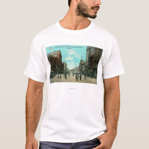 T-shirt Première vue d'avenue d'avenue pionnière