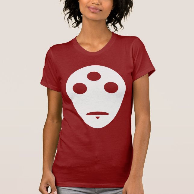 T-shirt Premières femmes du visage du chanteur adaptées (Devant)