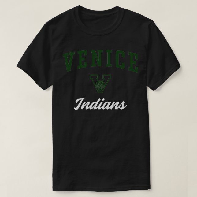 T-shirt Premium des Indiens du lycée de Venise (Design devant)