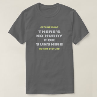 T-Shirt Premium Minimaliste « Pas de Précipitation