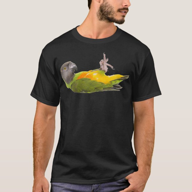 T-shirt Premium Sénégal Africain Parrot (Devant)