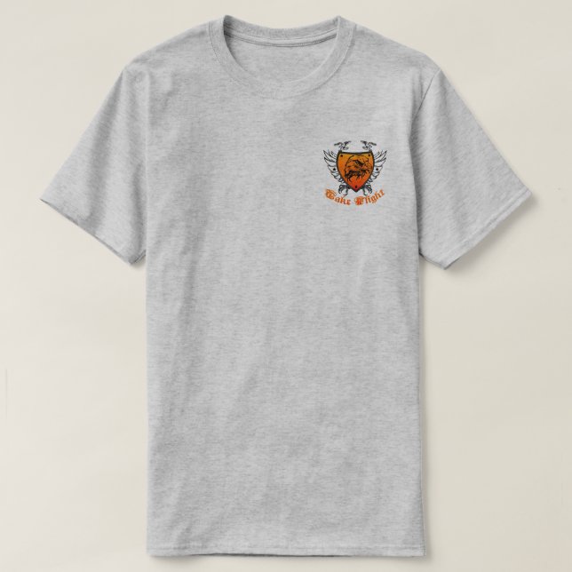 T-shirt Prendre le vol (Design devant)