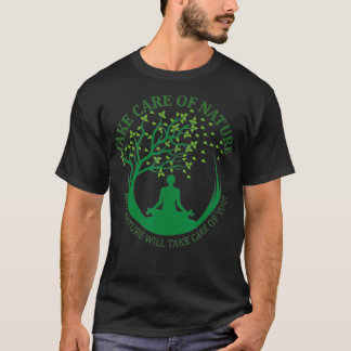 T-shirt Prendre soin de la nature David Attenborough Sauve