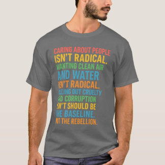 T-shirt Prendre soin des gens - Cadeau féministe