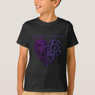 T-shirt Prends Mon Cœur Épeurant Créatures Démoniaques Hal