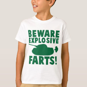 T-shirt Prenez garde des PETS EXPLOSIFS !