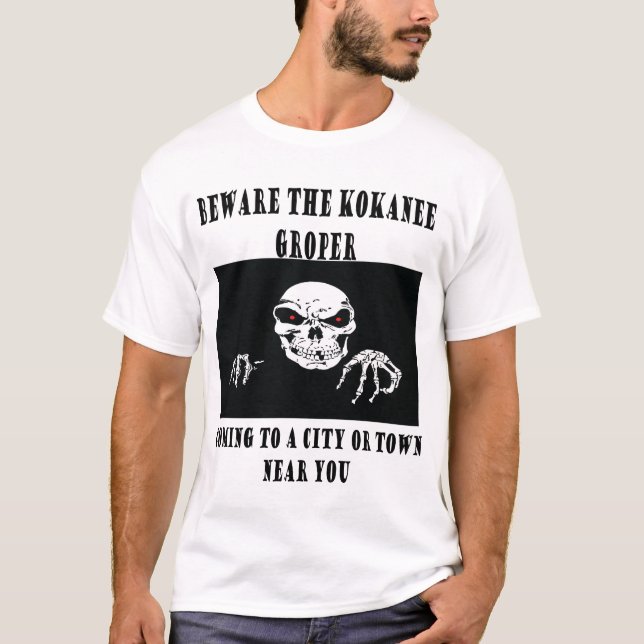 T-shirt Prenez garde du Groper de Kokanee (Devant)